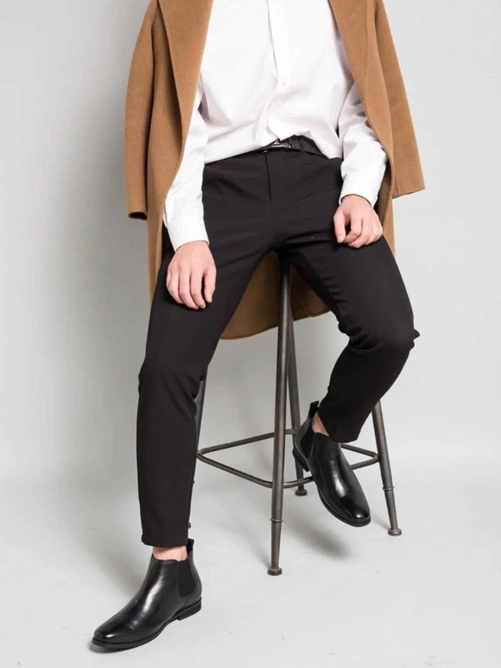 CMR CHAMARIPA Elevator Shoes Height Increasing Chelsea Boots Men 2.36